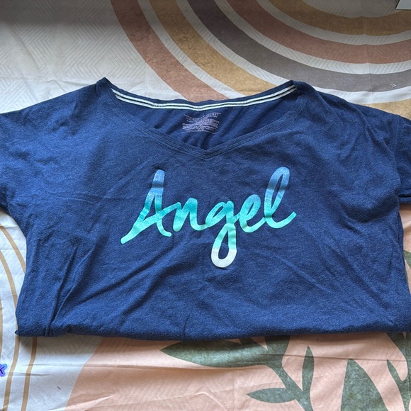 Victoria's Secret Tops - 3/$10 Victoria Secret Blue Angel Short Sleeve T-Shirt